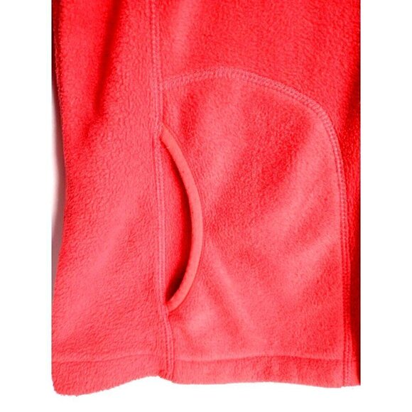 Woolrich Womens Full Zip Long Sleeve Orange Fleece Jacket Pockets - Medium - Picture 3 of 8